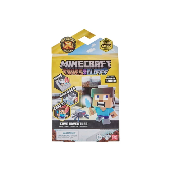 Minecraft figurák barlang kaland