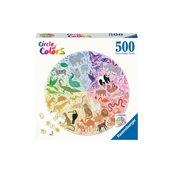 Ravensburger Puzzle kör 500 db - Állatok