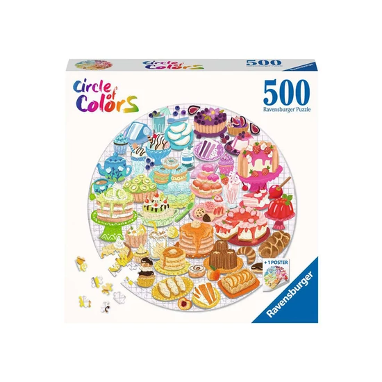 Ravensburger Puzzle kör 500 db - Desszertek