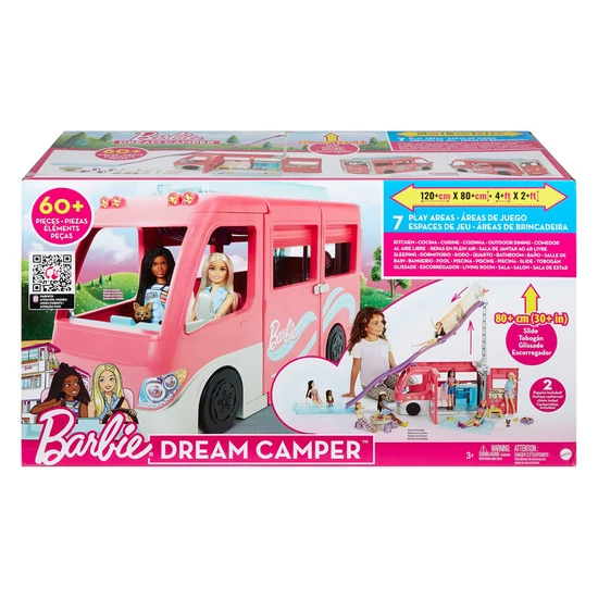 Barbie lakóautó óriáscsúszdával