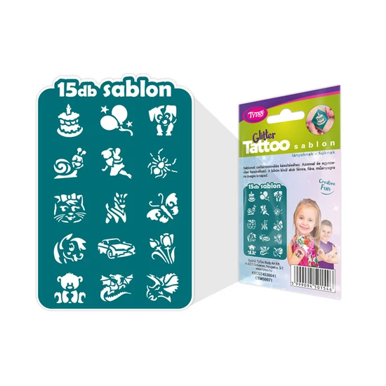 Tytoo Szülinapos sablon szett 15 db-os