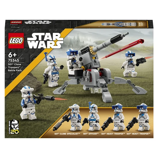 LEGOŽ Star Wars 75345 - 501. klónkatonák harci csomag