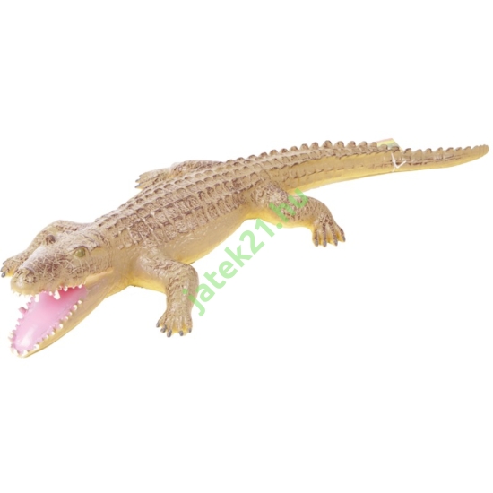 Műanyag krokodil 65 cm