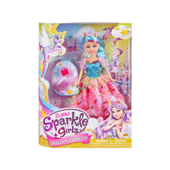 +Sparkle girlz - Unikornis hercegnő baba 30 cm