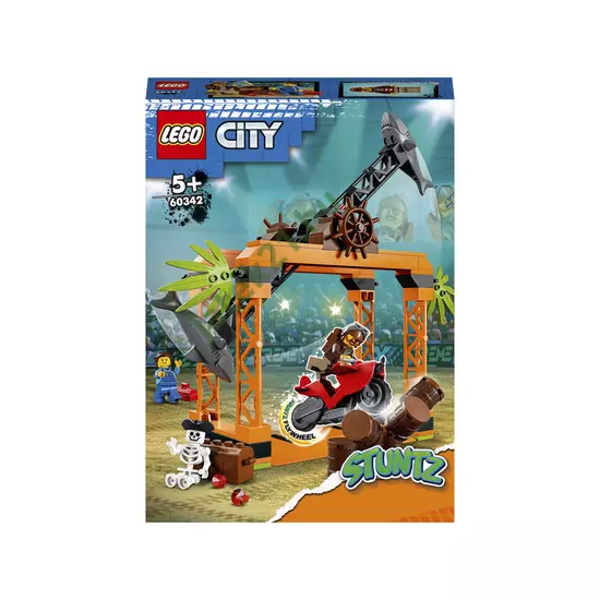 LEGO® City Stuntz Cápatámadás kaszkadőr kihívás (60342)