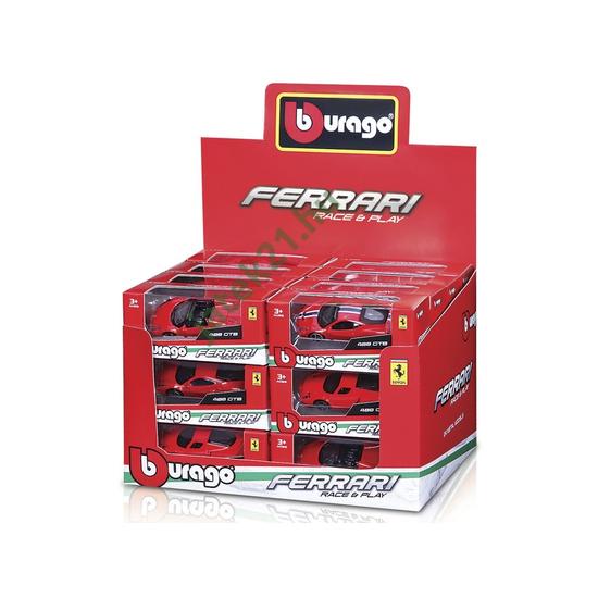 Bburago 1/64 versenyautó - Ferrari, többféle 18-5