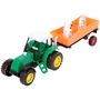 Kép 2/2 - Lendkerekes traktor állatszállító utánfutóval