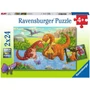 Kép 1/2 - Puzzle 2x24 db - Dínók világa 05029