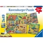 Kép 1/3 - Puzzle 3x49 db - Élet a farmon 05077