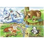 Kép 2/2 - Puzzle 2x12 db - Állatkerti állatok -07602-