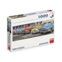 Kép 2/3 - Puzzle 1000 db panoráma - autótalálkozó 545464