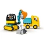 Kép 3/4 - LEGO® DUPLO® TOWN Teherautó és lánctalpas exkavátor (10931)