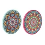 Kép 7/8 - Grafix - Gyémánt festmés mandala, vászon 30 cm kör 2 ass