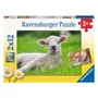 Kép 1/2 - Ravensburger Puzzle 2x12 db - Állatok a farmon