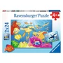 Kép 1/2 - Ravensburger Puzzle 2x24 db - Színes víz alatti világ