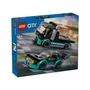 Kép 1/6 - LEGO City Great Vehicles 60406 Versenyautó és autószállító teherautó
