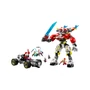 Kép 3/5 - LEGO Dreamzzz 71497 Cooper tigrisrobotja és Zero Hot Rod autója