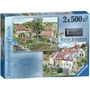 Kép 1/2 - Puzzle 2x500 db - Kényelmes házikó no1