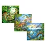 Kép 1/3 - Ravensburger: Dinoszauruszok 3 x 49 darabos puzzle