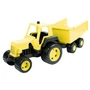Kép 3/3 - Műanyag traktor utánfutóval 68 cm - többféle